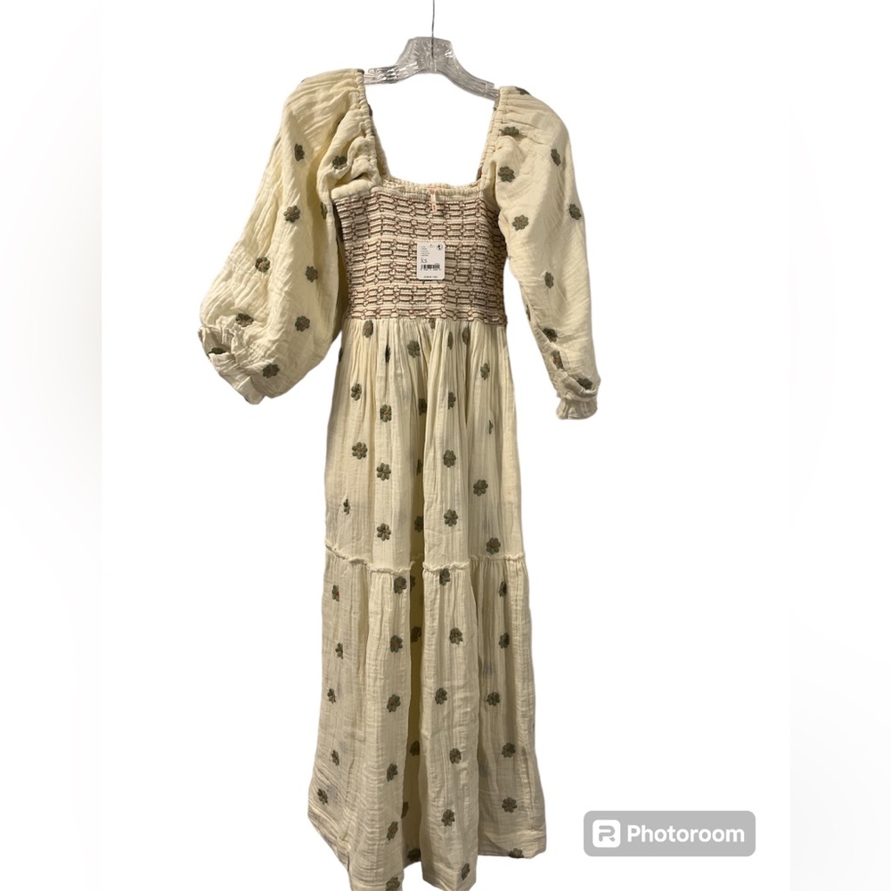 Free people Dahlia Embroidered Maxi Dress XS *SOLD* - Picture 3 of 12
